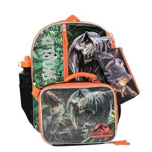 Jurassic‎ World Rebirth 5-Piece  Backpack Set New.